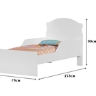 Mini Cama Juvenil Livia Branco - Vj Móveis