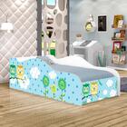 Mini Cama Like Corujas Infantil Com Colchão