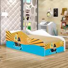 Mini Cama Like Pirata Tubarão Infantil Com Colchão