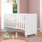 Mini Cama Liz Com Rodízios Branco
