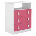 Mini Cama Mc070 E Comoda Cm120 Infantil Djd Moveis