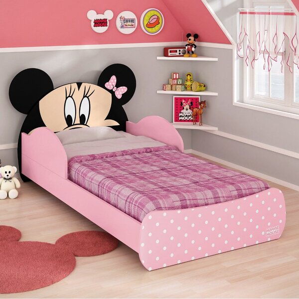 Mini Cama Mdf Minnie Disney Pura Magia