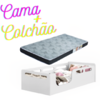 Mini Cama Montessori Juvenil/infantil Branca + Colchão
