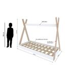 Mini Cama Montessoriana Cabana Branco/montana - Casatema