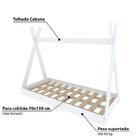 Mini Cama Montessoriana Cabana Casatema Madeiraoriginals Bran