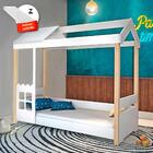 Mini Cama Montessoriana Cabana Com Colchão Branco Livia Dival
