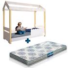 Mini Cama Montessoriana Casinha Branco Jhulia Divaloto Com Co