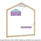 Mini Cama Montessoriana Cerquinha Com Moldura De Parede Casat