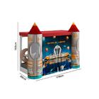 Mini Cama Montessoriana Com Dossel Space E Luz De Led