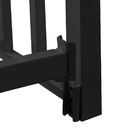 Mini Cama Montessoriana Em Aço/ferro- Preto