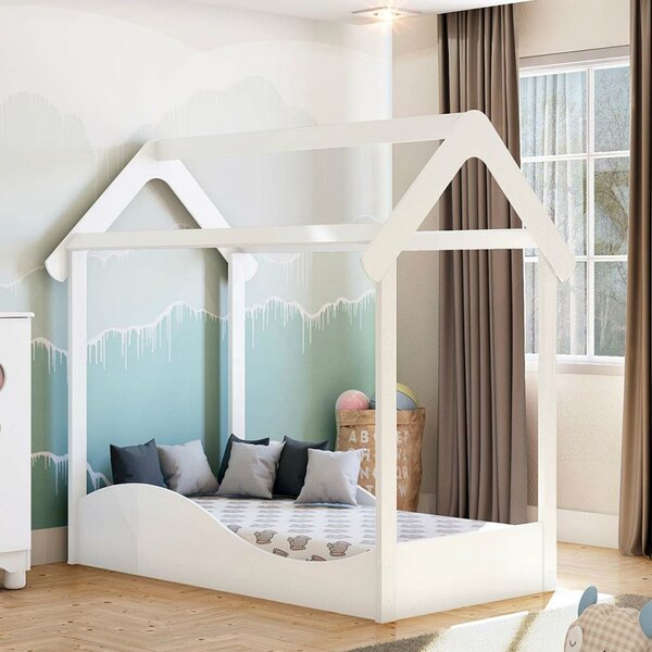 Mini Cama Montessoriana Mdf Uli Móveis Peroba