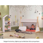 Mini Cama Montessoriana Soninho Ii Completa Natural/branco -