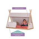 Mini Cama Montessoriana Soninho Ii Completa Natural/branco -