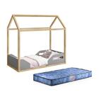 Mini Cama Montessoriana Zoe Com Colchão D20 - Reller Móveis