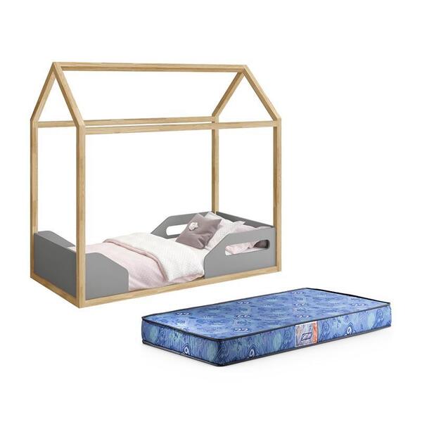 Mini Cama Montessoriana Zoe Com Colchão D20 - Reller Móveis