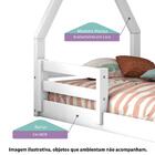 Mini Cama Montessoriano Cabaninha Com Grade Em Madeira Maciça