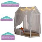 Mini Cama Montessoriano Casinha Ii 3 Cerquinhas Voal Casatema