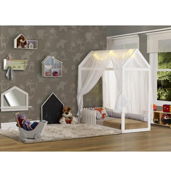 Mini Cama Montessoriano Casinha Ii 3 Cerquinhas Voal Casatema