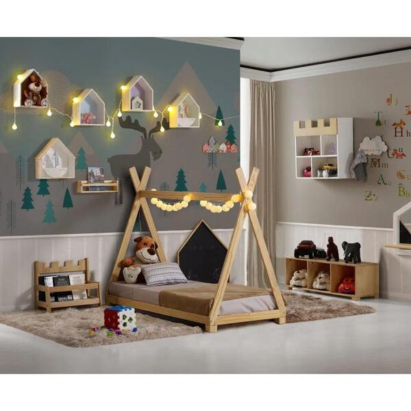 Mini Cama Montessoriano Soninho Com Colchão Natural - Casatema