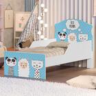 Mini Cama Panda Llama E Gato