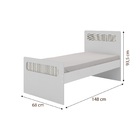 Mini Cama Para Crianças Branca