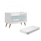 Mini Cama Retro Sophia Branco Com Colchao