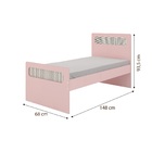 Mini Cama Rosa Exclusiva