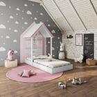 Mini-cama Serena  Branco E Rosa