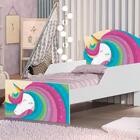 Mini Cama Unicórnio Arco Íris Com Colchão