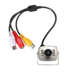 Mini Camera De Segurança Colorida Audio Gravaçao Discreta Ccd Cmos Cctv ...