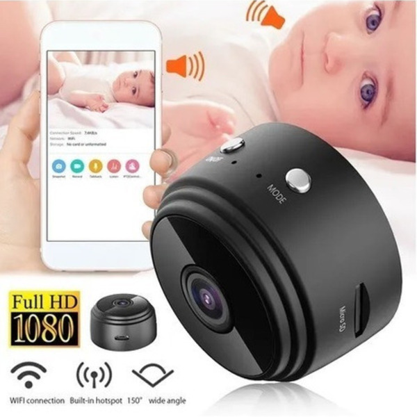 Mini Câmera Ip Wifi A9 Monitoramento E Segurança