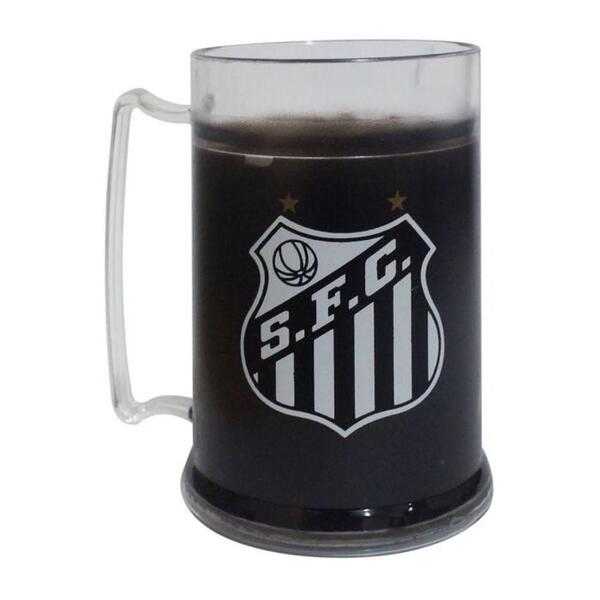 Mini Caneca Com Gel Preto Santos 15124 - Cebola