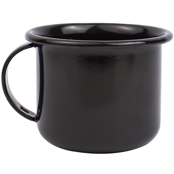 Mini Caneca Esmaltada Com Alça 90ml Xícara Em Ágata Para Café
