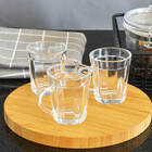 Mini Caneca Xícara De Vidro Borossilicato 85ml 6 Peças