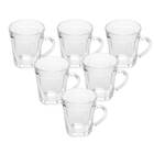 Mini Caneca Xícara De Vidro Borossilicato 85ml 6 Peças