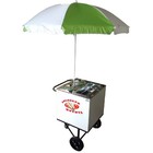 Mini Carro Hot Dog Lisboa Com Fogão E Guarda-sol Hd2 M