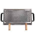 Mini Churrasqueira Portátil Aço Inox A Carvão