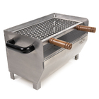 Mini Churrasqueira Portátil Aço Inox A Carvão