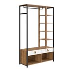 Mini Closet Com Duas Gavetas E Corrediça Tescópica, Prateleir