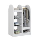 Mini Closet Infantil 1 Cabideiro 6 Prateleiras Montessori Mov