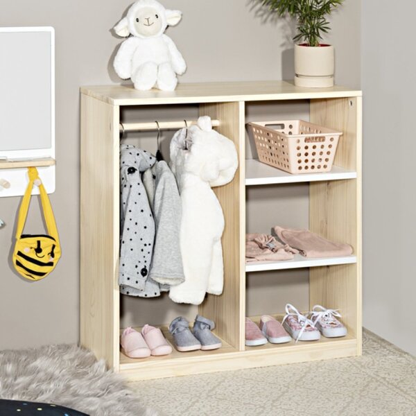 Mini Closet Montessoriano Casatema Madeiraoriginals Natural/b