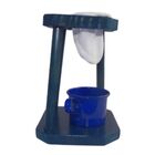 Mini Coador De Café Individual Azul Com Suporte Para Xicara