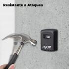 Mini Cofre Guarda Chaves De Parede Com Segredo Preto