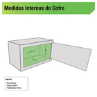 Mini Cofre Senha Aço Display Digital 170x230x170mm Yale