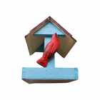 Mini Comedouro Com Passarinho Para Decoração - Casa - Decoraç