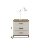 Mini Cômoda 3 Gavetas E Aparador Com Espelho E 2 Gavetas Mait