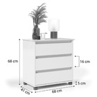 Mini Cômoda Ej Branco – Ej Móveis