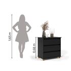 Mini Cômoda Ej Preto – Ej Móveis