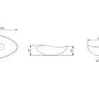 Mini Cuba De Apoio Oval Ruy Ohtake Branco Roca