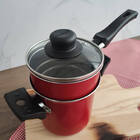 Mini Cuscuzeira 800ml Cozi Vapor Com Tampa De Vidro E Cabo Li